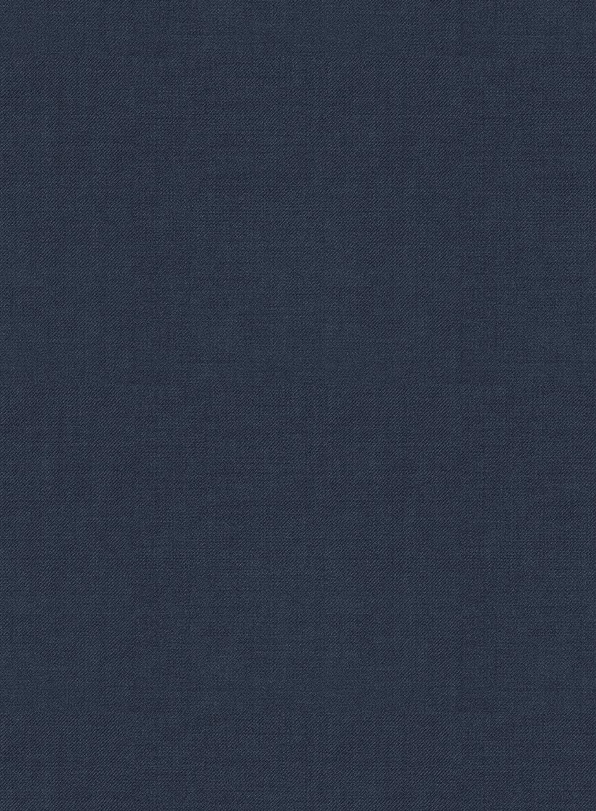 Napolean Ink Blue Wool Tuxedo Suit - Image 5