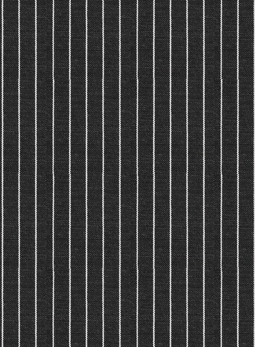 Napolean Isaura Stripe Gray Wool Jacket - Image 3