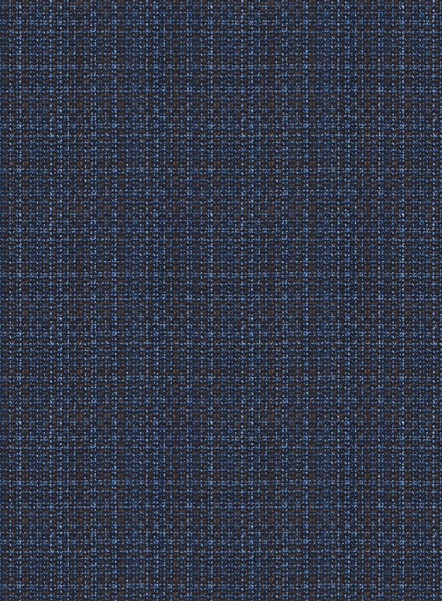 Napolean Retro Blue Wool Suit - Image 6