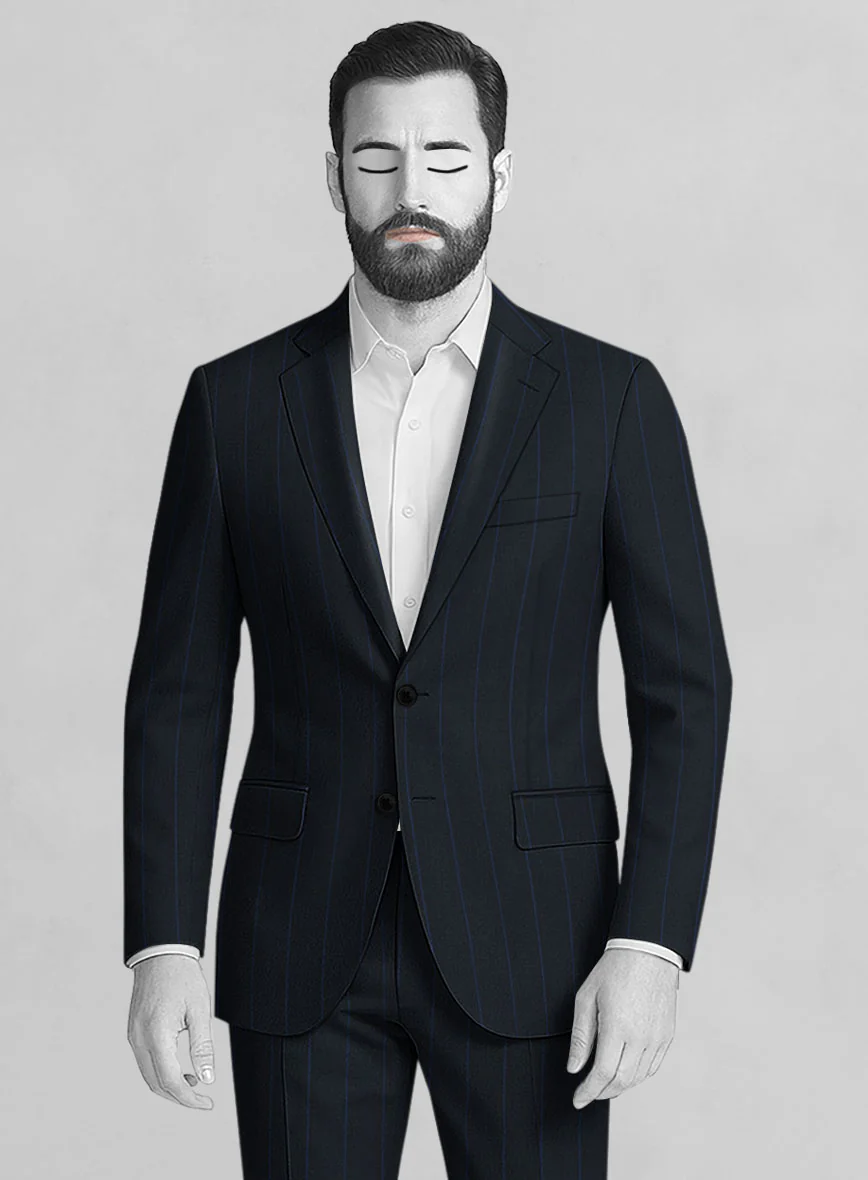 Napolean Rodrio Blue Wool Jacket - Image 2