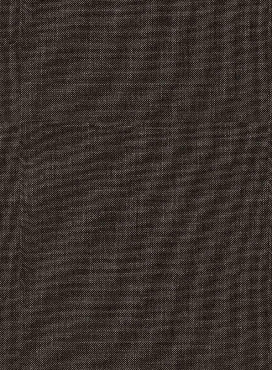 Napolean Sharkskin Brown Wool Pants - Image 3