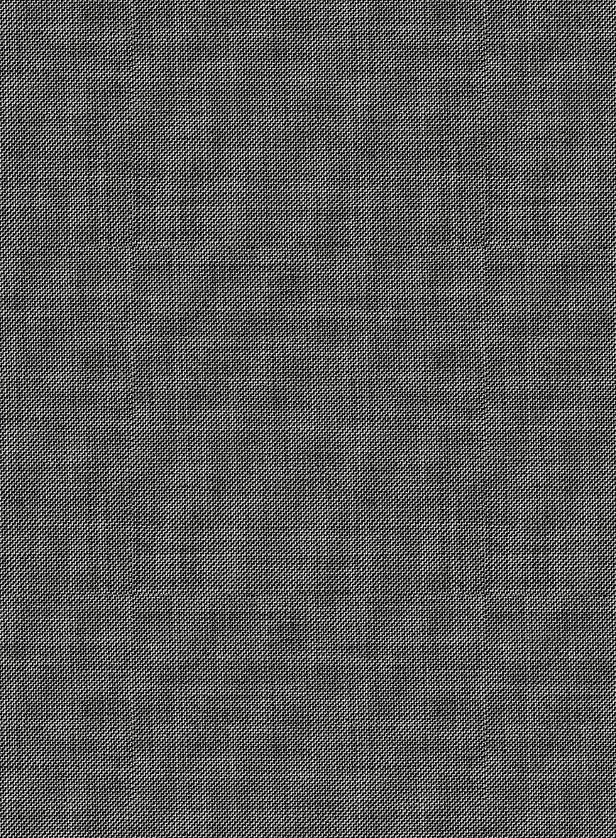 Napolean Sharkskin Gray Wool Double Breasted Suit - Image 6