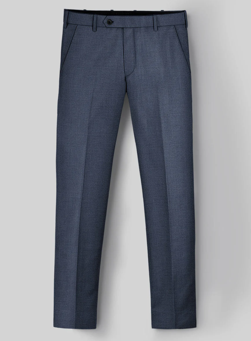 Napolean Slate Blue Wool Suit - Image 5