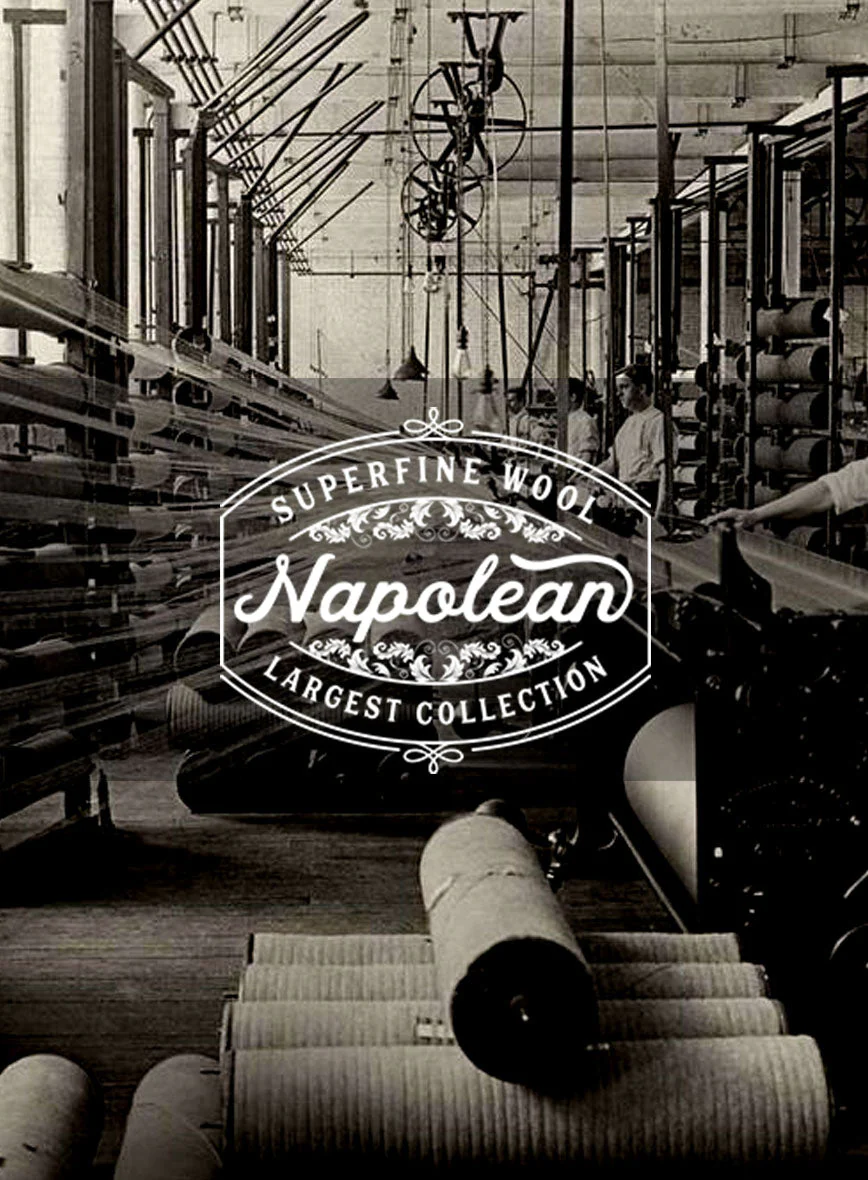 Napolean Black Wool Double Breasted Suit - Image 7