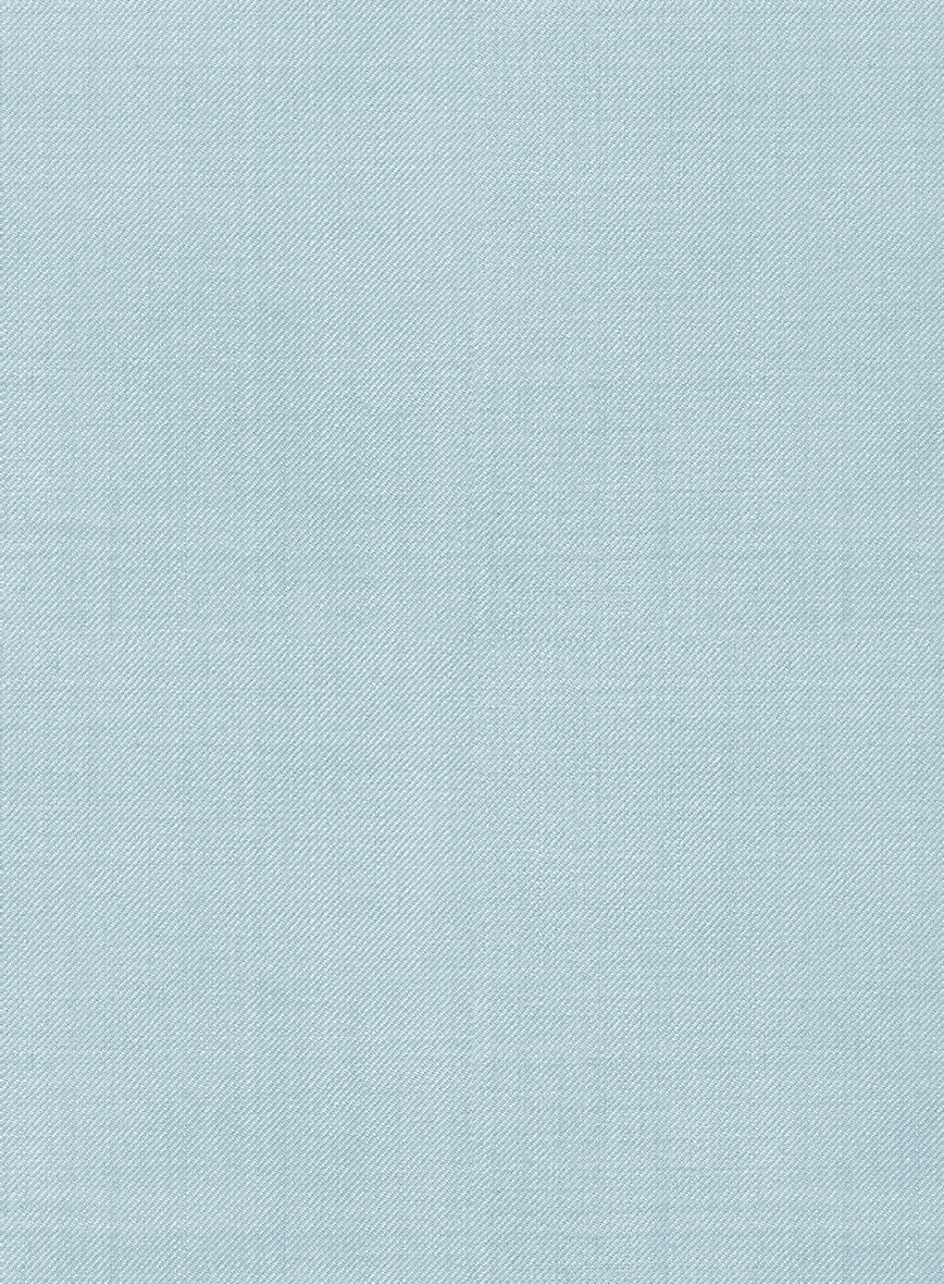 Napolean Stretch Coral Blue Wool Jacket - Image 3