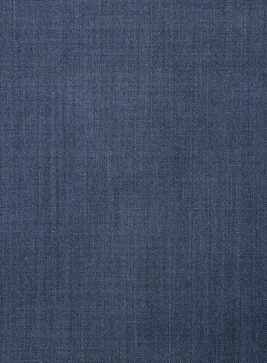 Napolean Stretch Imperial Blue Wool Suit - Image 7