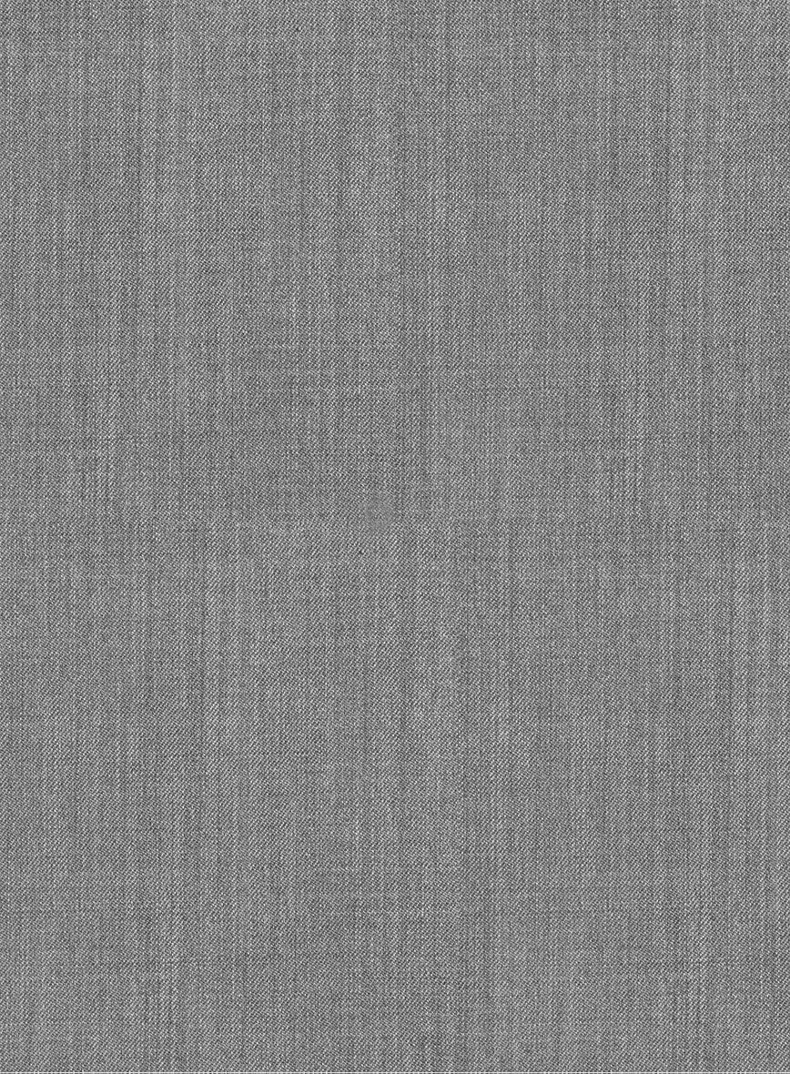 Napolean Stretch Mid Gray Wool Tuxedo Suit - Image 6