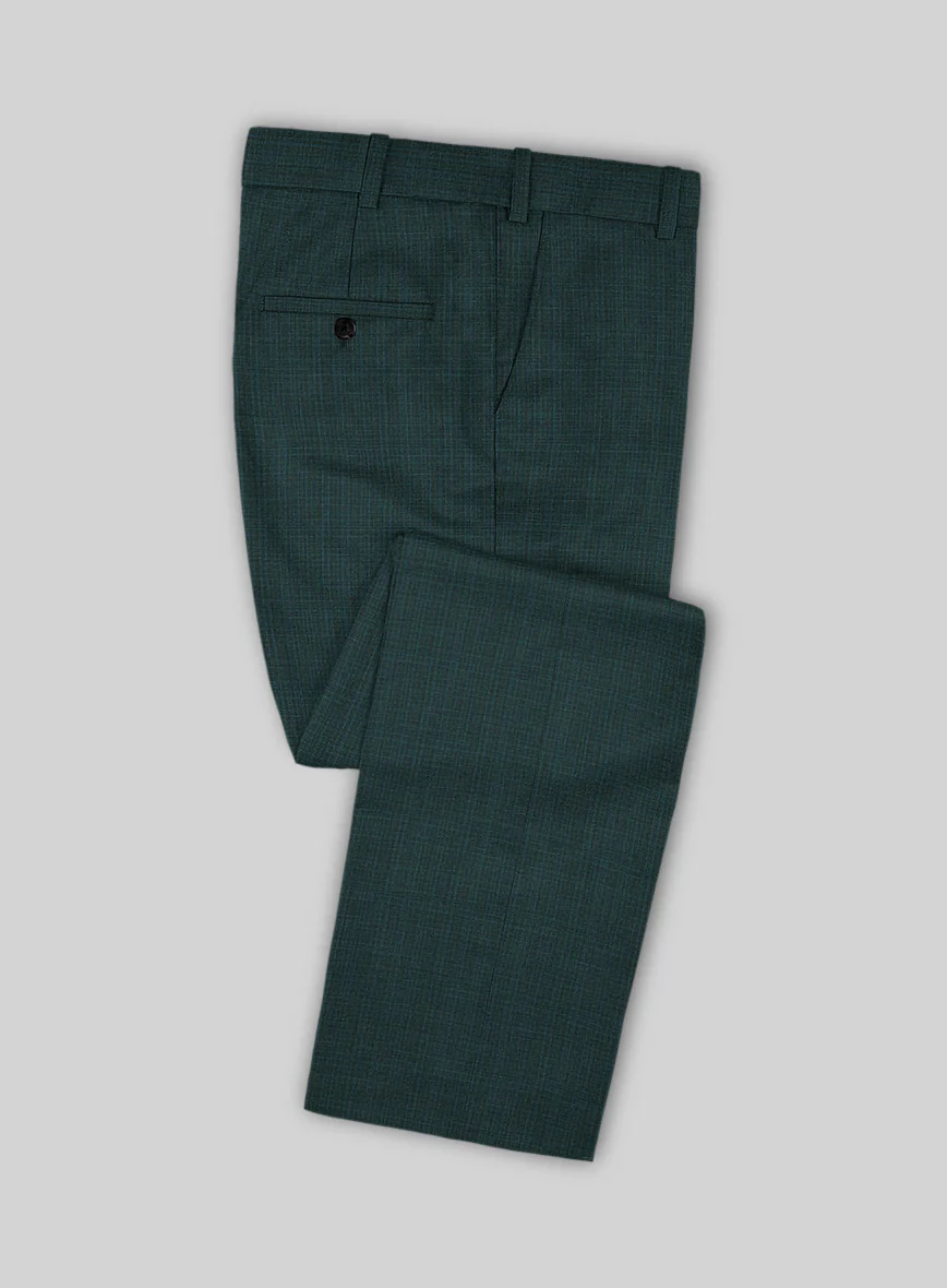 Napolean Vintage Green Check Suit - Image 4