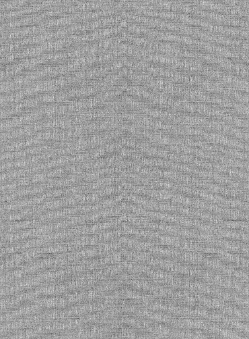 Napolean Worsted Light Gray Wool Tuxedo Jacket - Image 2