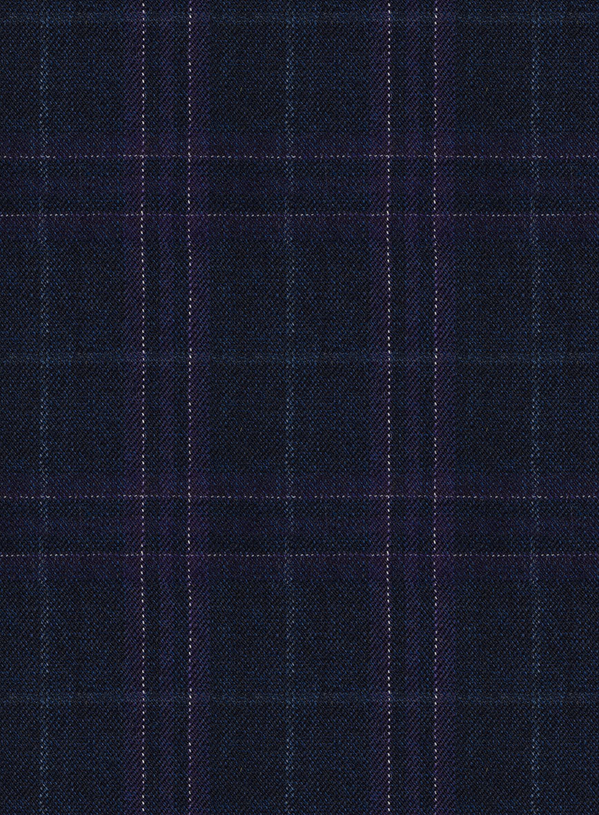 Noble Maddalena Blue Wool Pants - Image 3