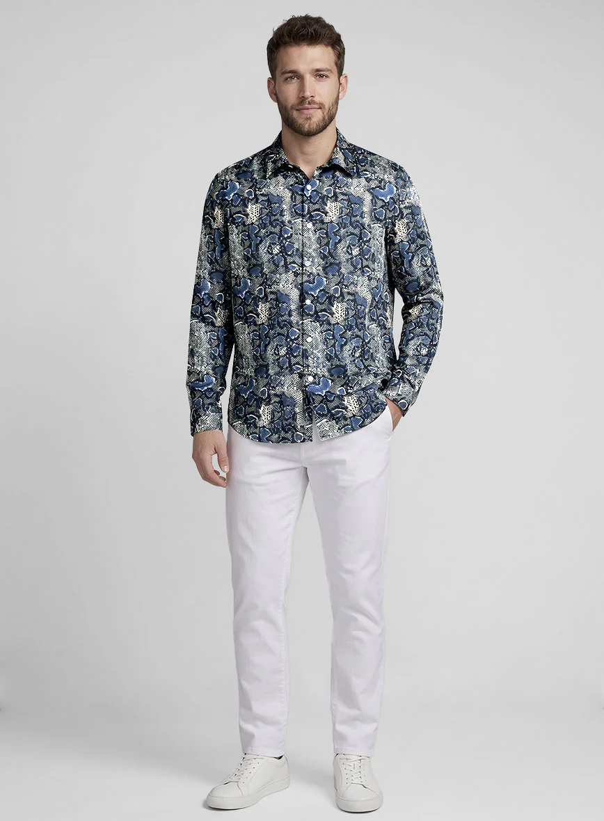 Nocturne Scales Silk Shirt - Image 4