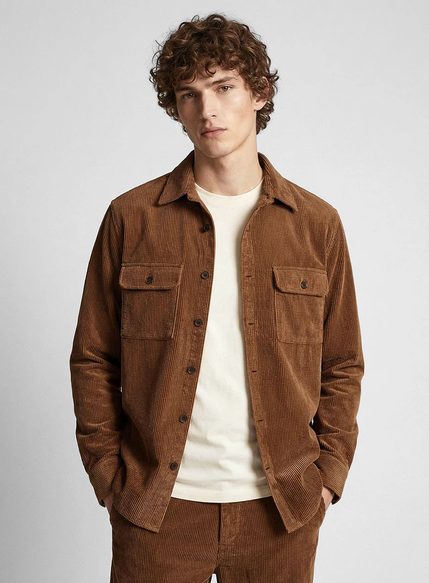 Nomad Spring Brown Corduroy Shirt