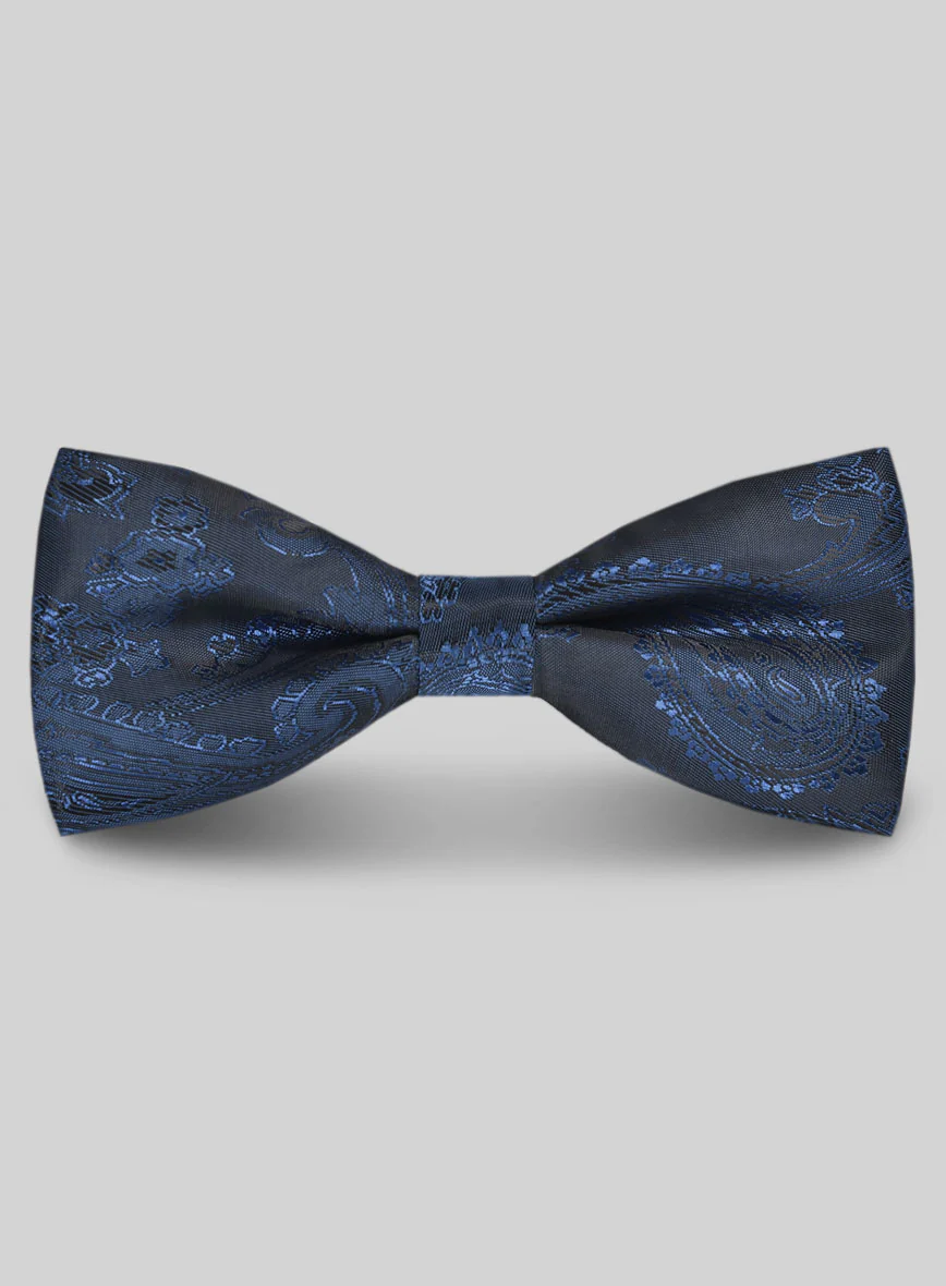 Paisley Bow - Blue