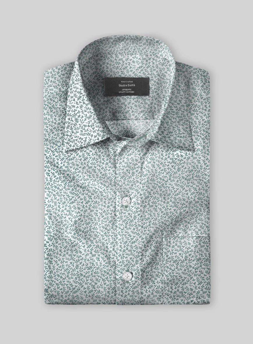 Petite Flora Cotton Lycra Shirt - Image 2