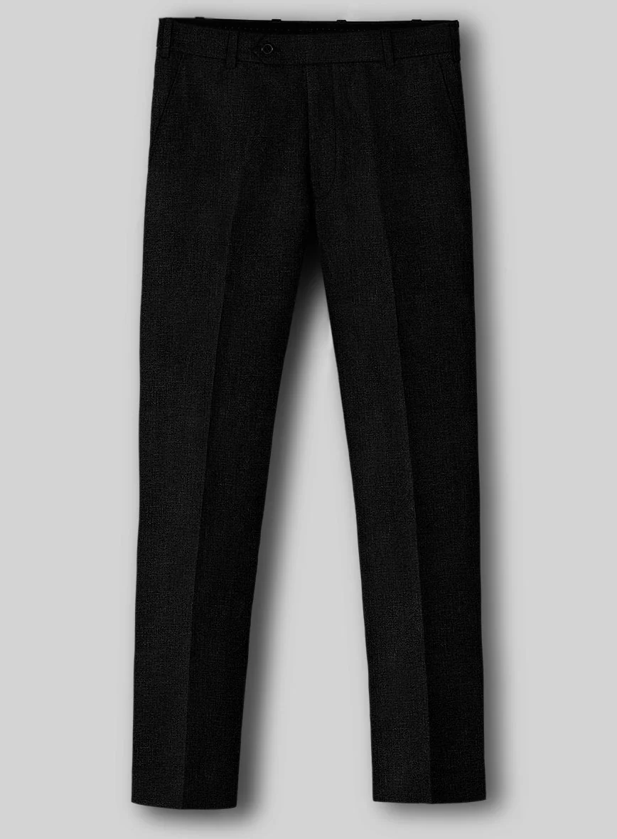 Black Linen Suit - Image 8