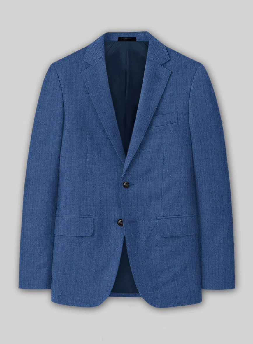 Reda Artic Blue Wool Jacket