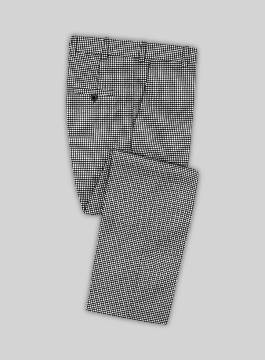 Reda Beltra Black Checks Wool Suit - Image 5