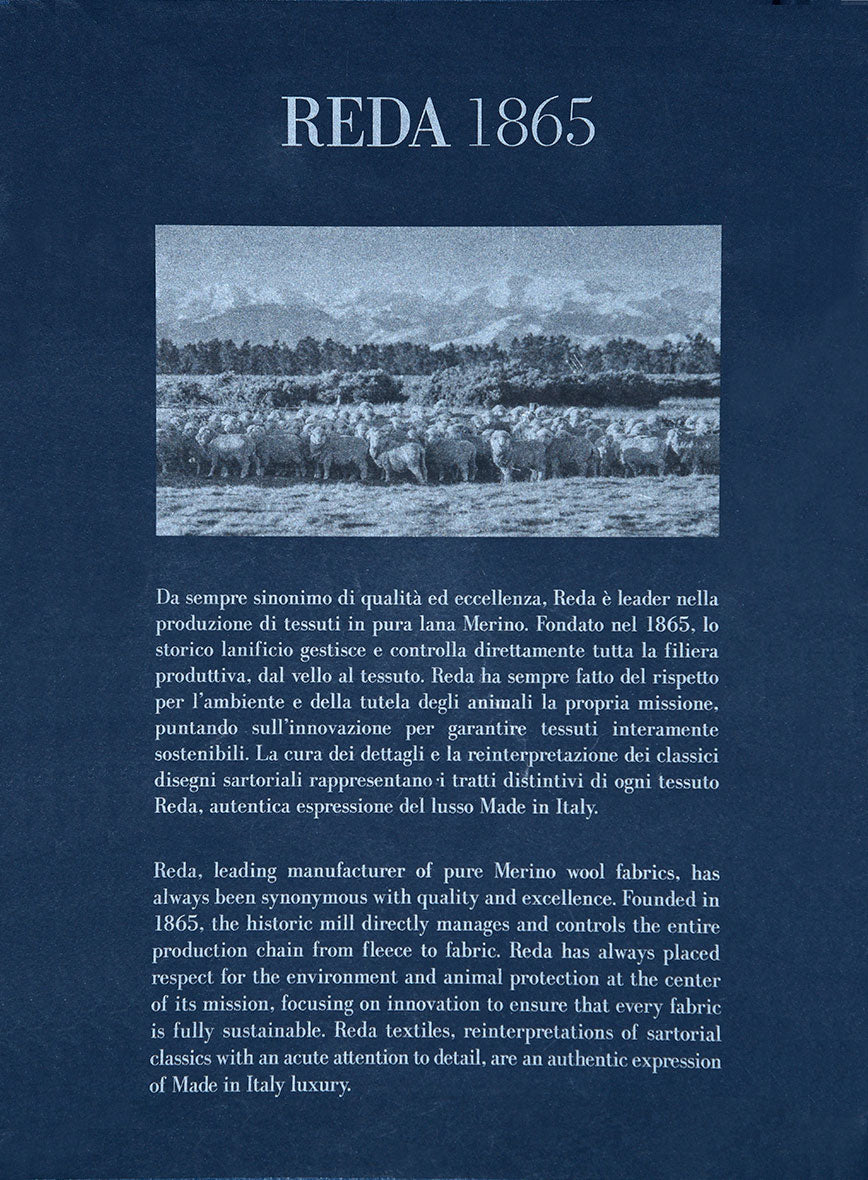 Reda Diesel Blue Checks Wool Suit - Image 7