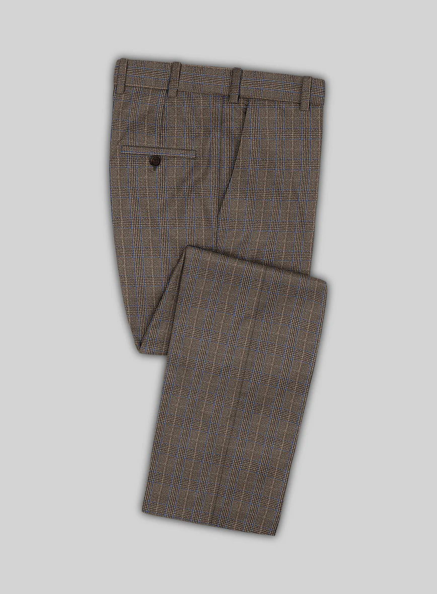 Reda Homio Brown Checks Wool Suit - Image 5