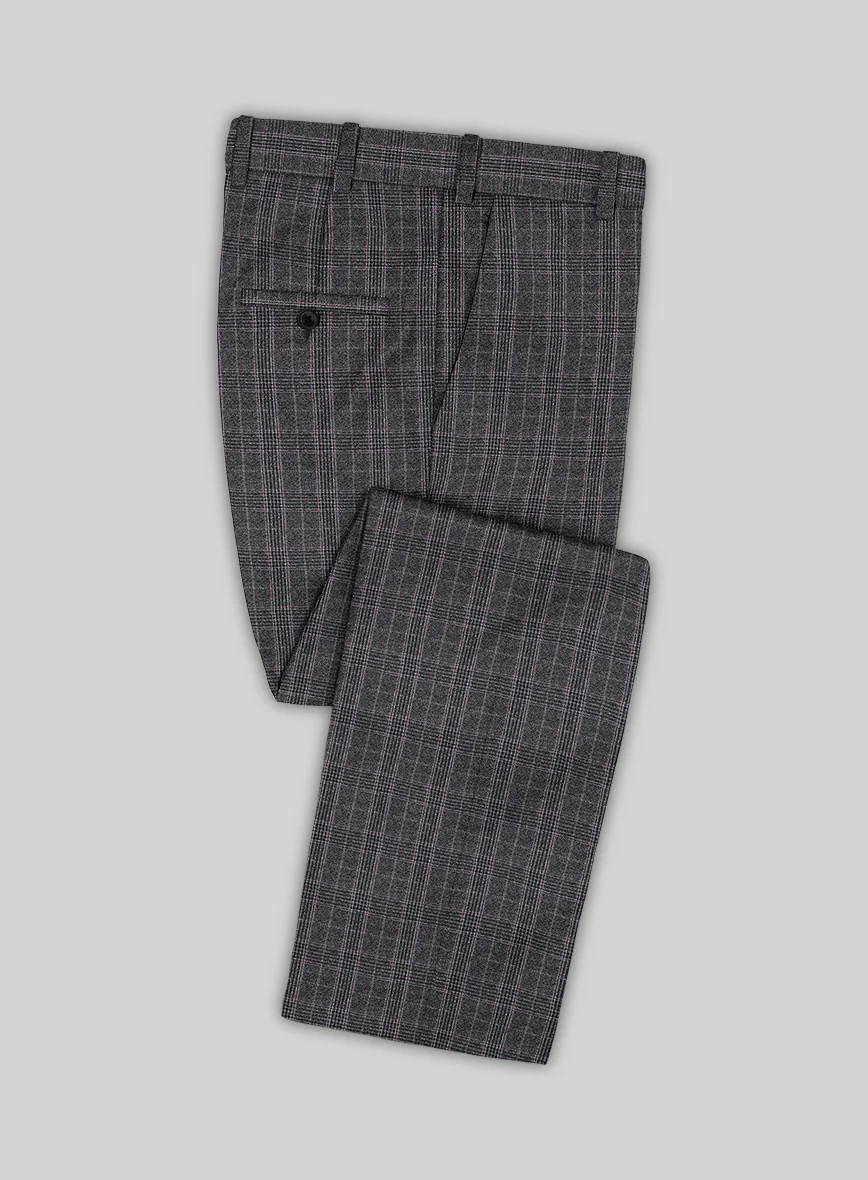 Reda Homio Gray Checks Wool Suit - Image 5