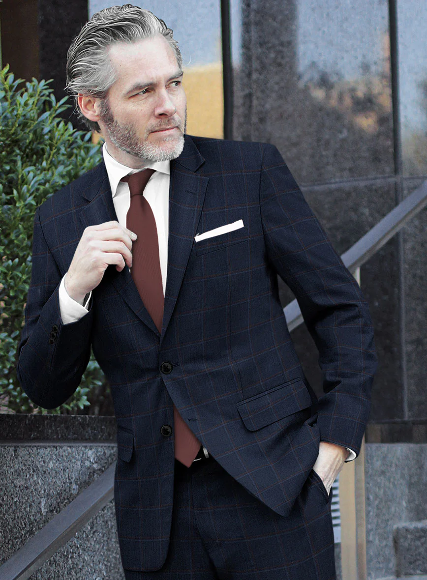 Reda Igidro Blue Checks Wool Jacket - Image 2
