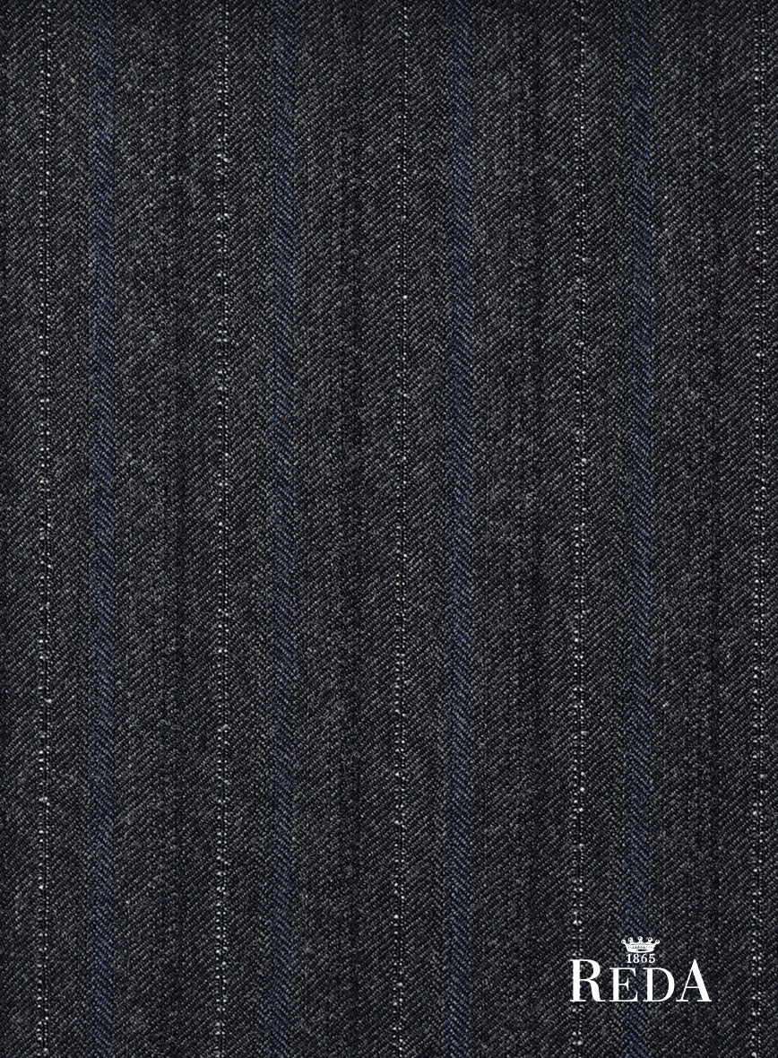 Reda Liora Charcoal Stripe Wool Suit - Image 7
