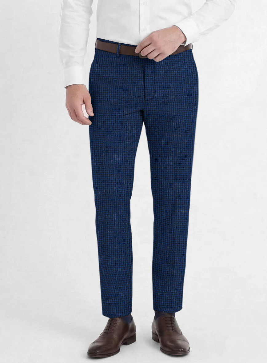 Reda Ocean Blue Wool Suit - Image 6