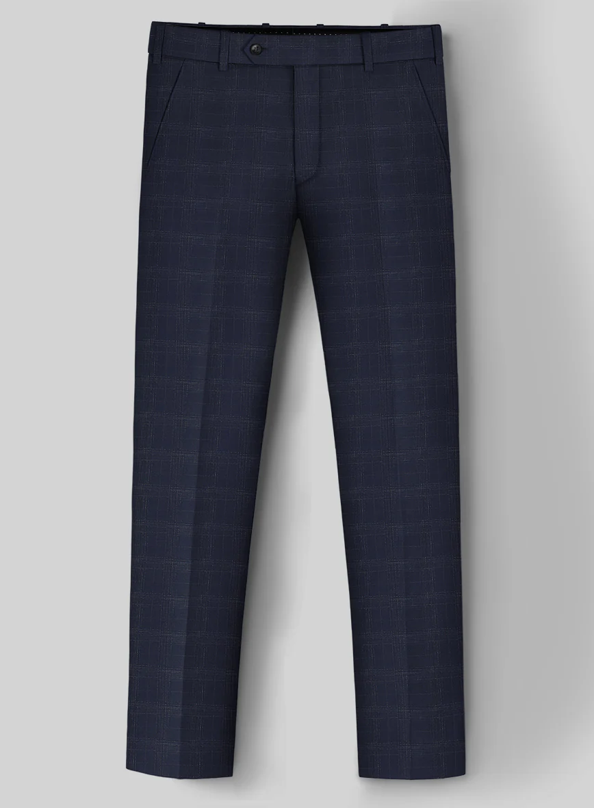 Reda Xime Blue Checks Wool Suit - Image 4