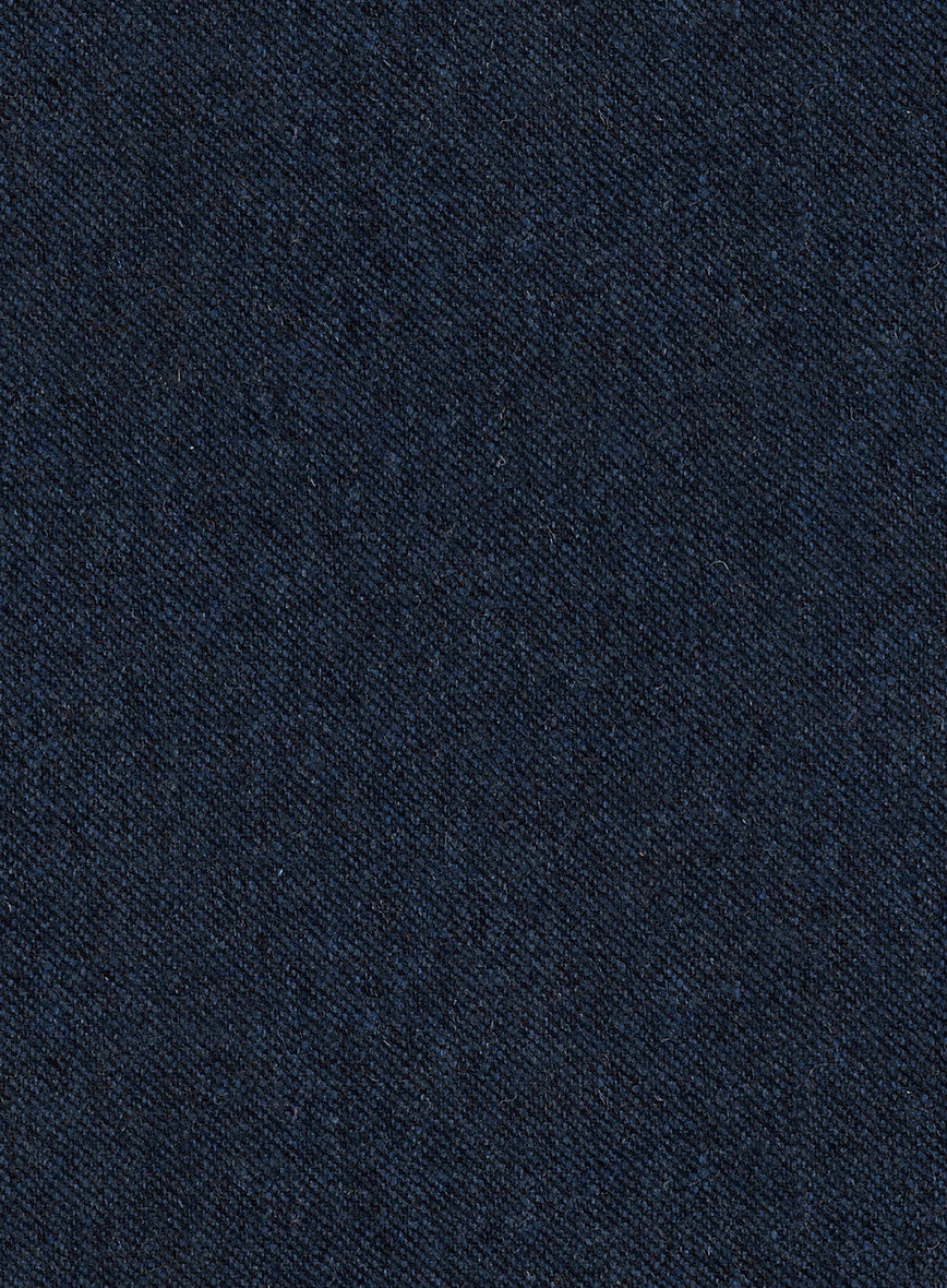 Royal Blue Denim Tweed Double Breasted Suit - II - Image 6