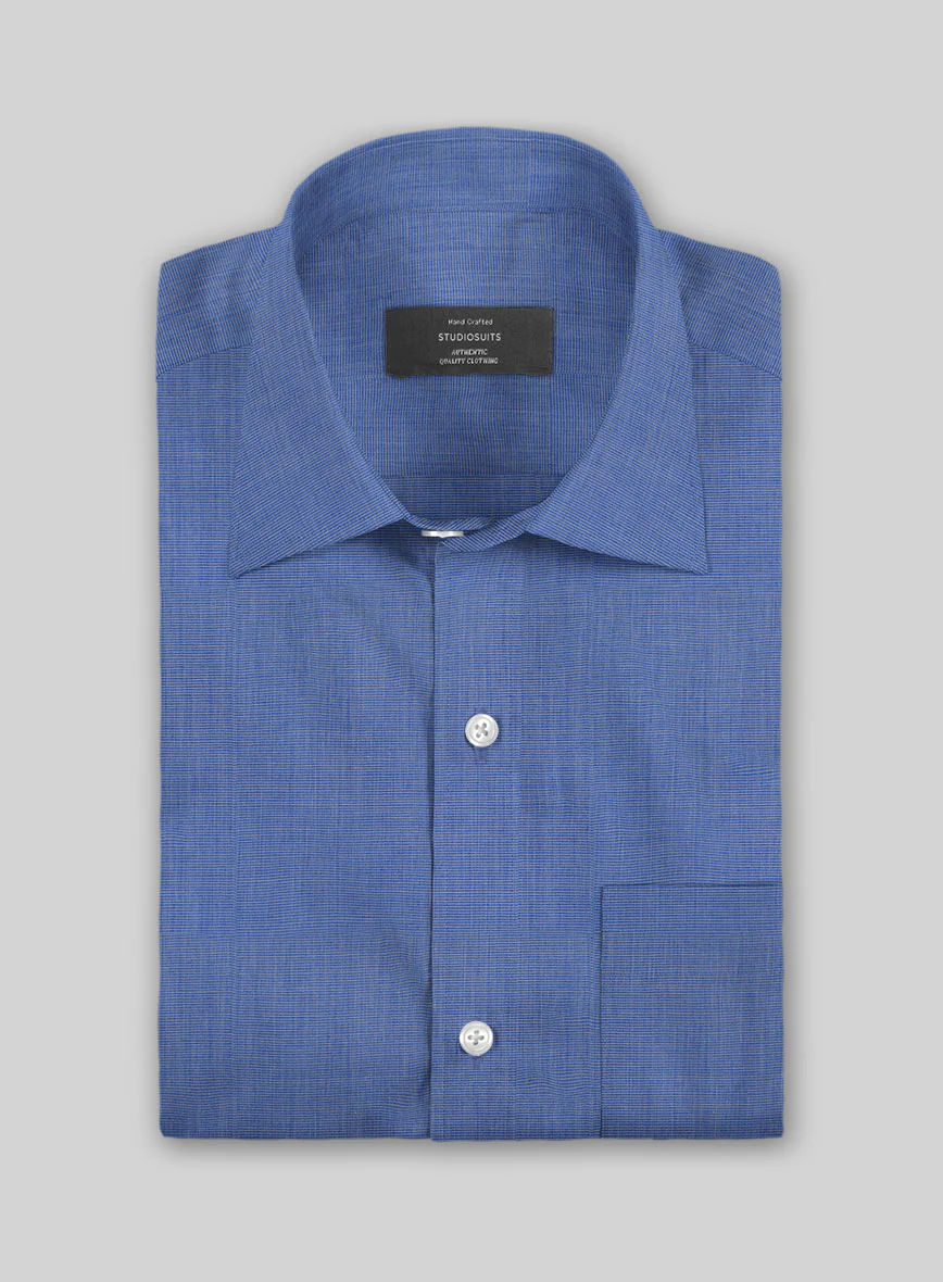 Royal Blue Organic Cotton Shirt