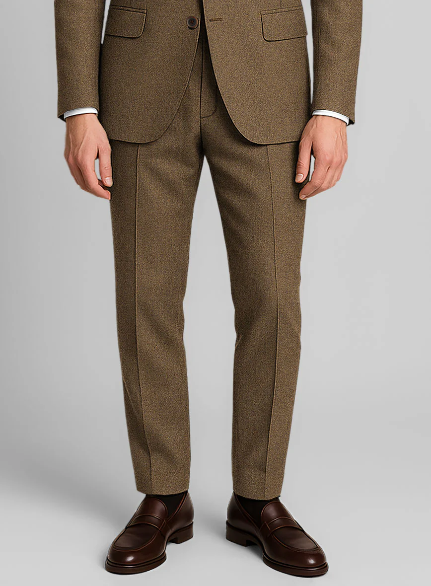 Royal Brown Heavy Tweed Suit - Image 8