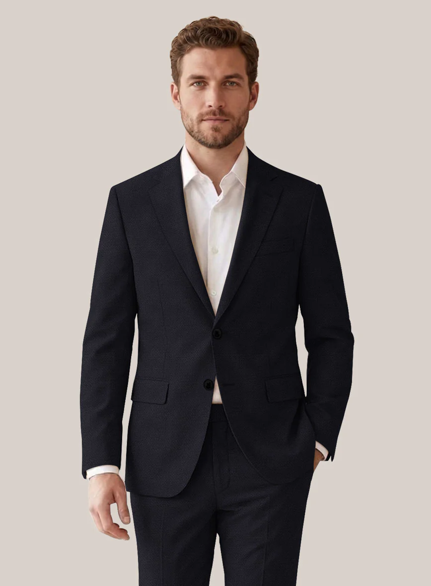 Scabal Avejio Blue Wool Jacket - Image 2