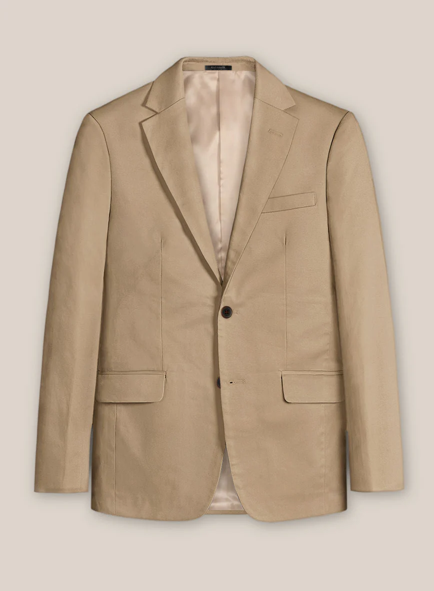 Scabal Beige Cashmere Cotton Jacket