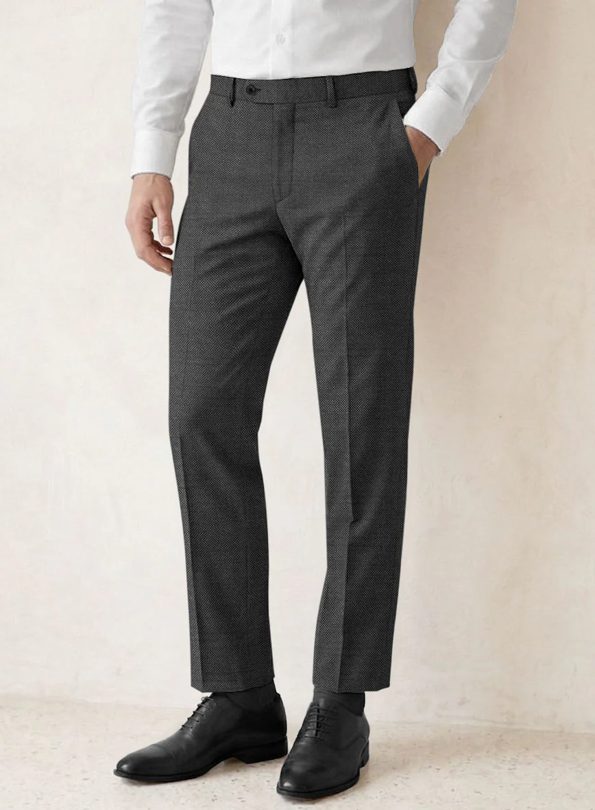Scabal Cosmopolitan Dark Gray Wool Suit - Image 6