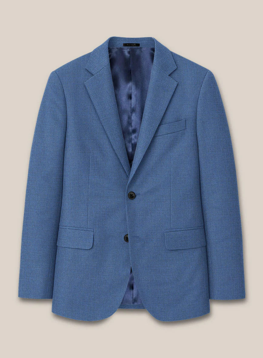 Scabal Cosmopolitan Imperial Blue Wool Suit - Image 4