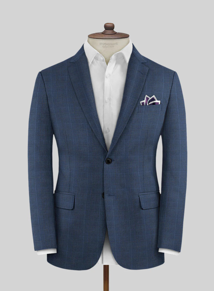 Scabal Cosmopolitan Prince Marine Wool Jacket