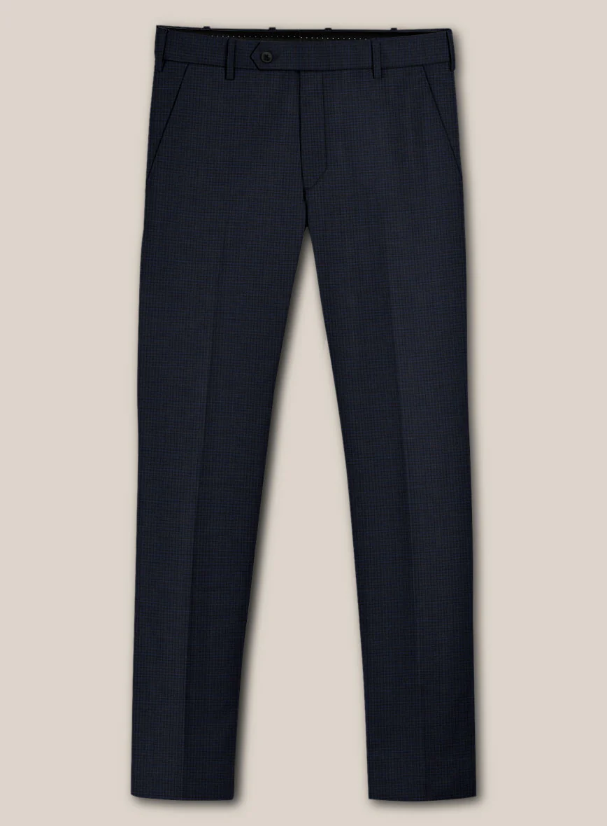 Scabal Cosmopolitan Varlli Blue Wool Suit - Image 5