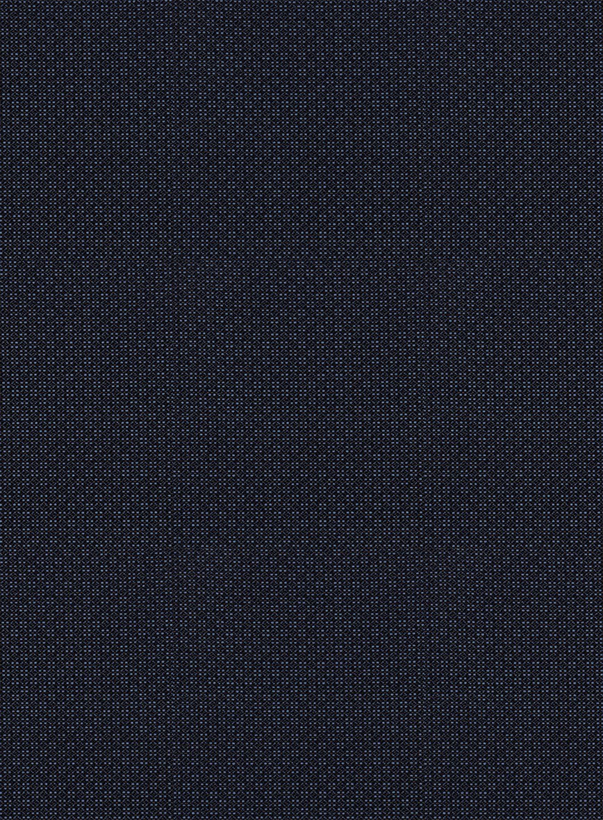 Scabal Drian Blue Wool Pants - Image 4