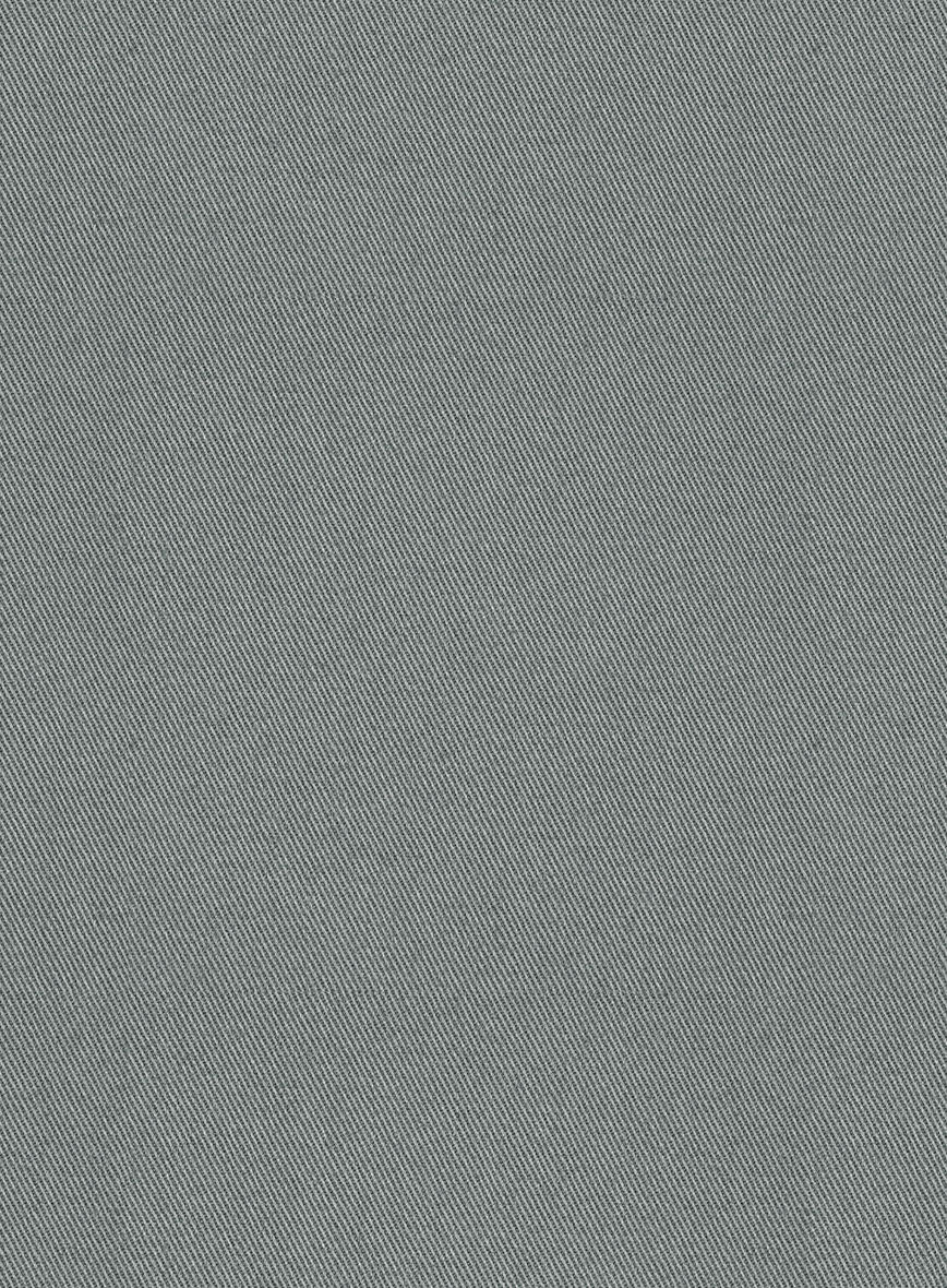 Scabal Gray Cotton Stretch Suit - Image 8