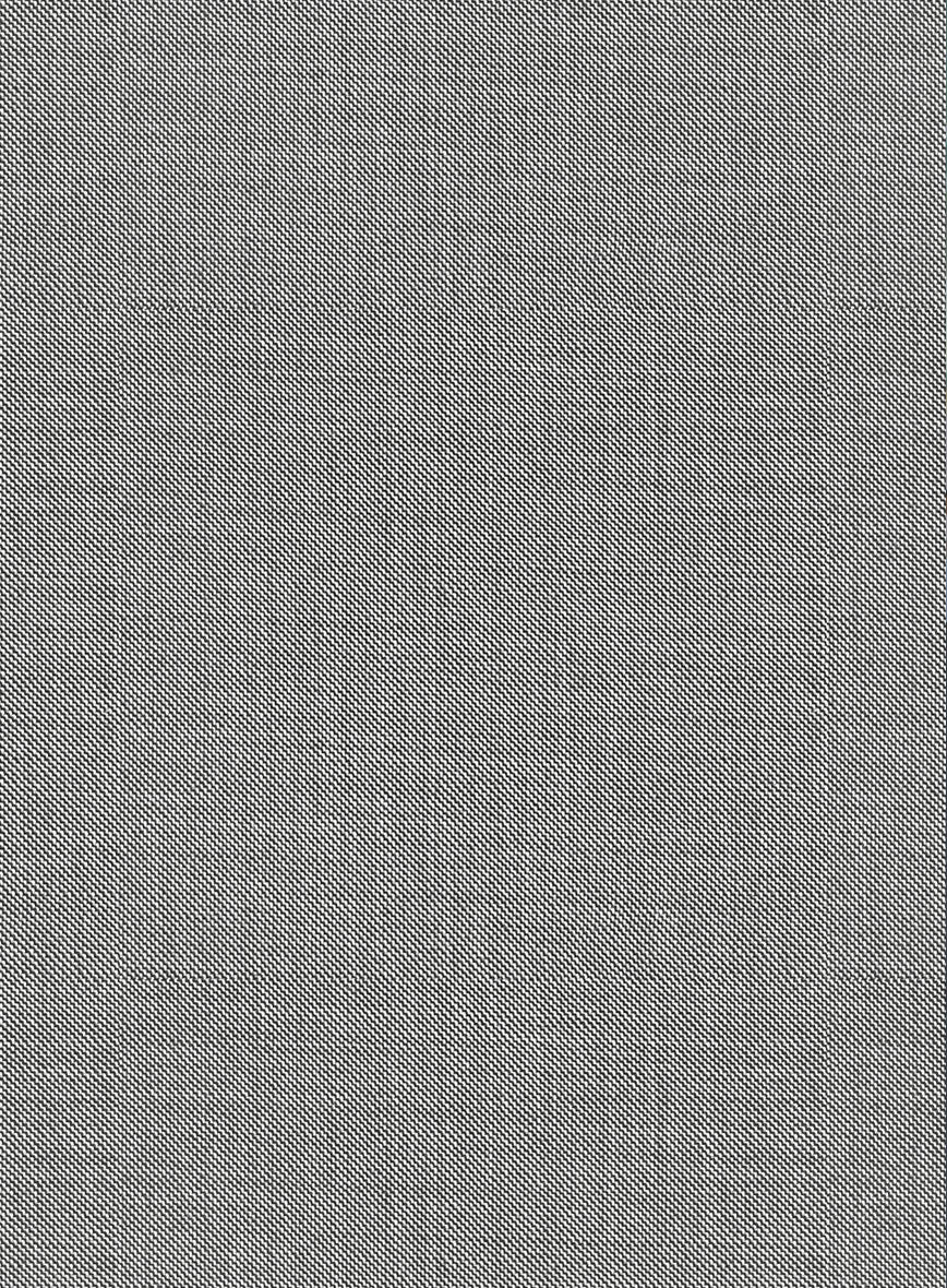 Scabal Jacobi Twill Gray Wool Pants - Image 4