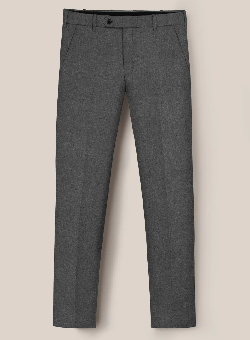 Scabal Londoner Gray Wool Pants - Image 2