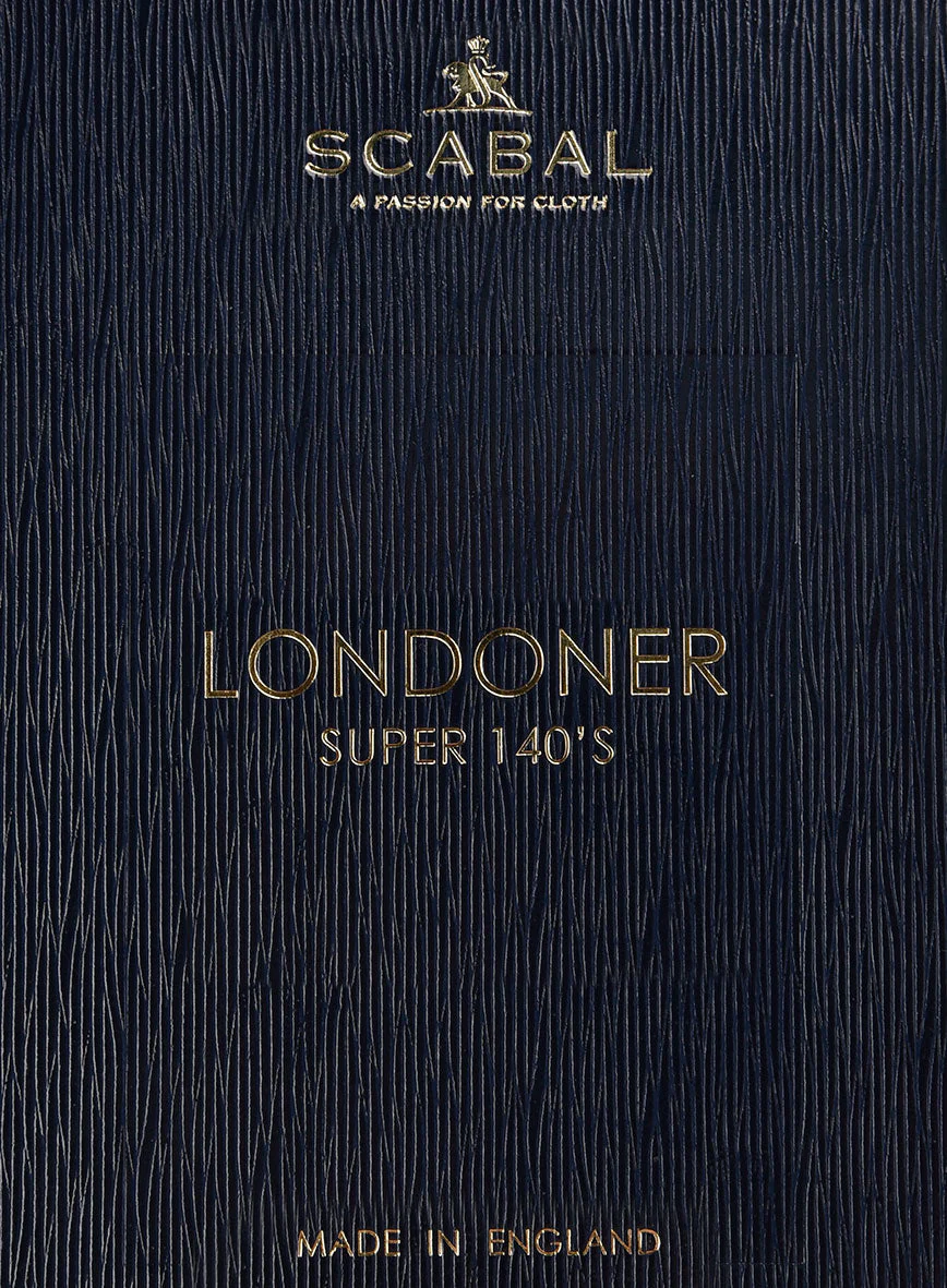 Scabal Londoner Inagi Checks Gray Wool Pants - Image 5