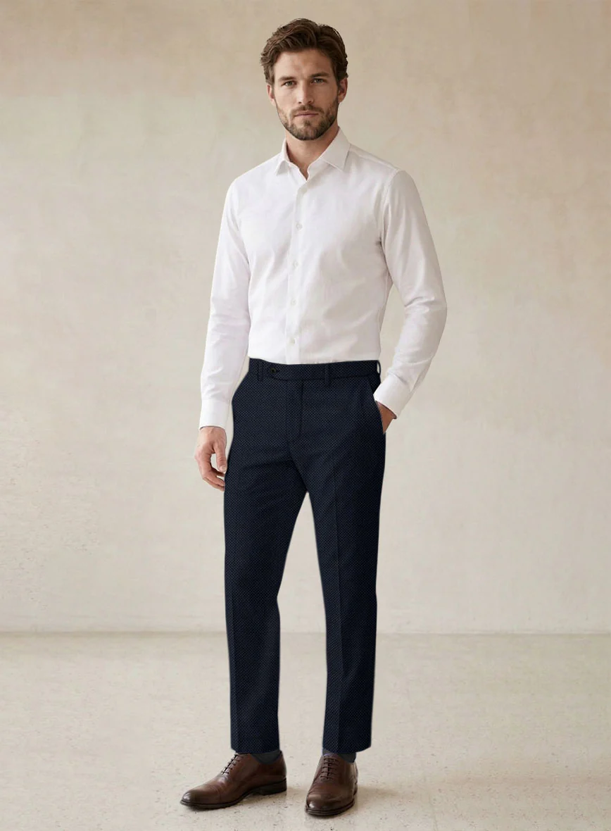 Scabal Londoner Oranti Blue Wool Suit - Image 7