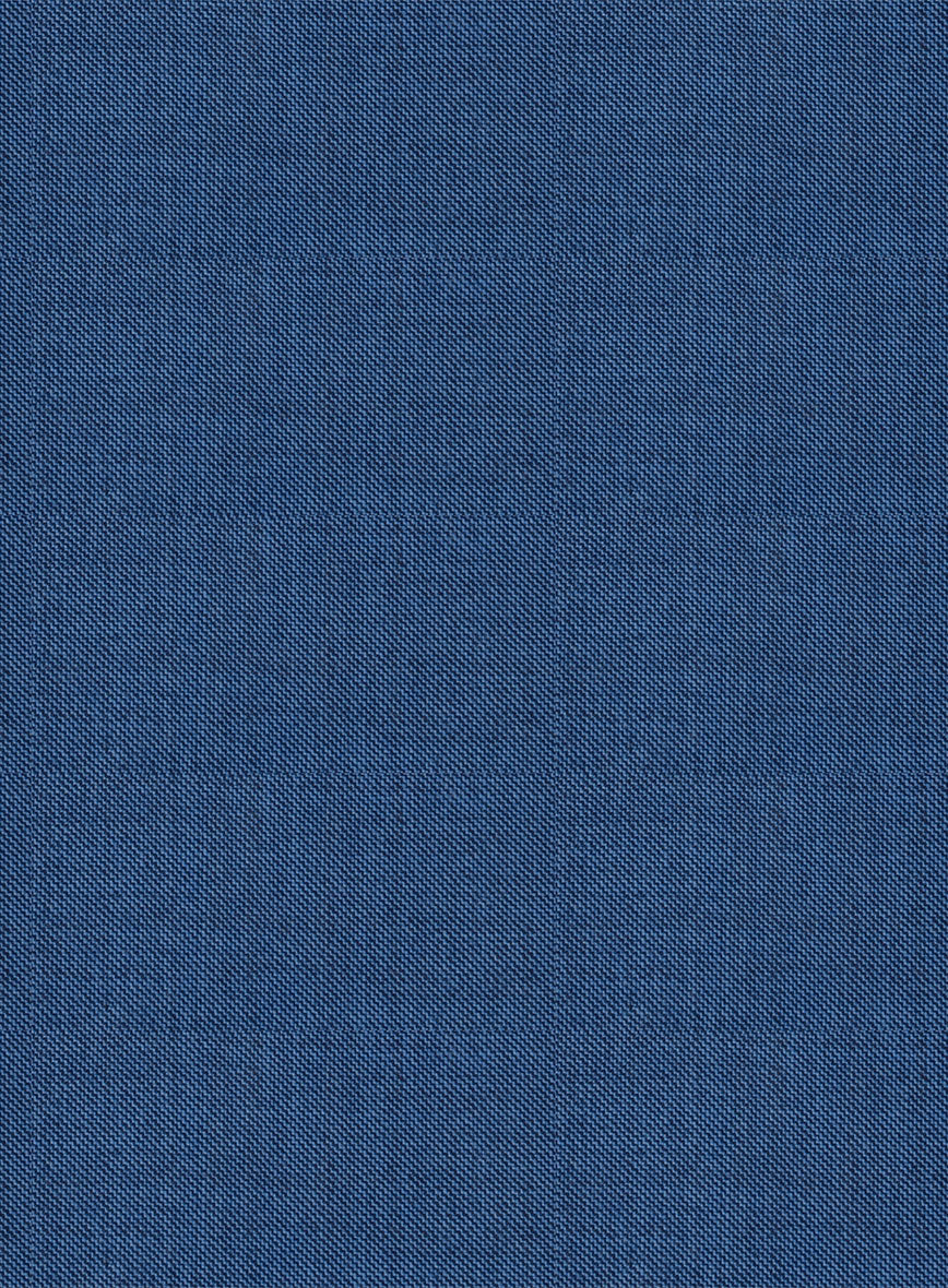 Scabal Londoner Twill Blue Wool Pants - Image 4