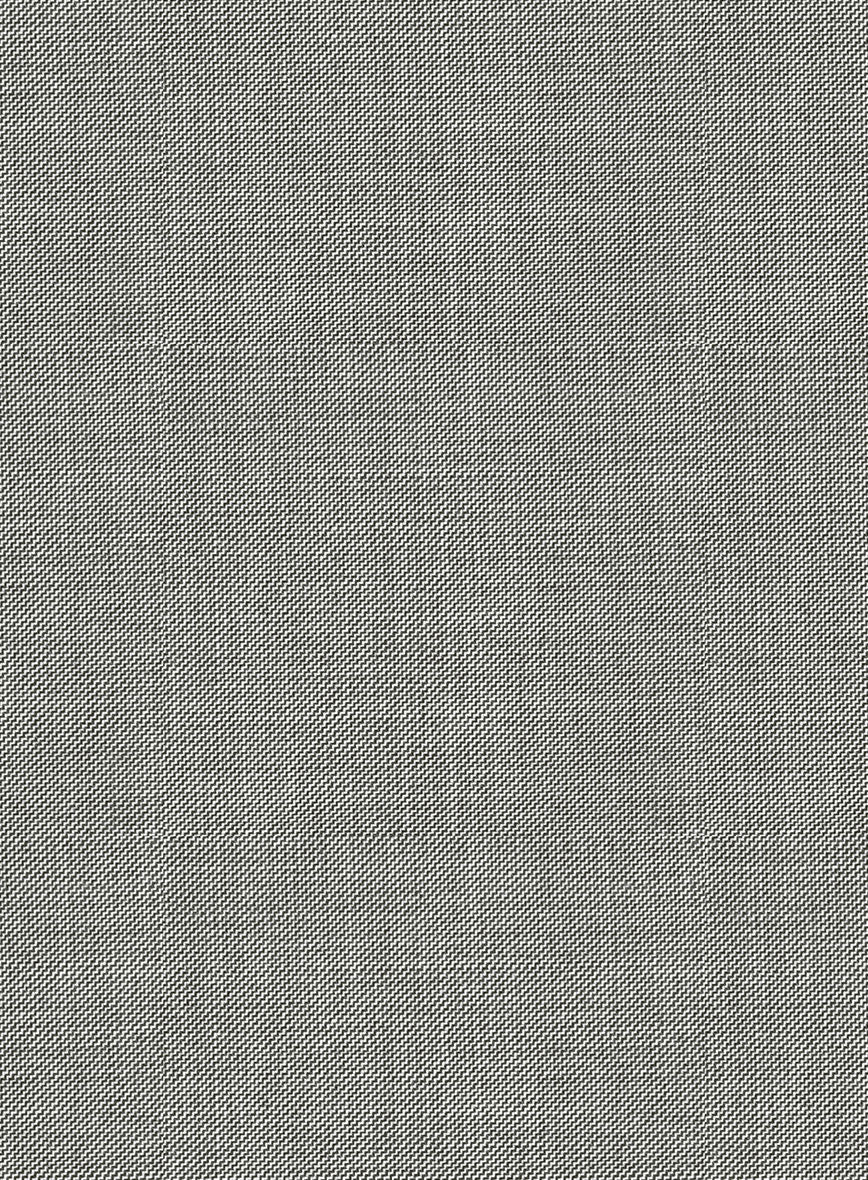 Scabal Londoner Twill Gray Wool Pants - Image 3