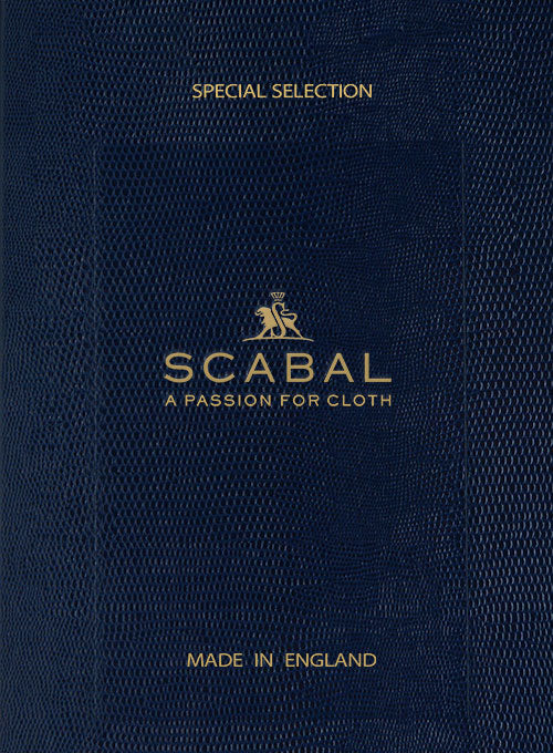 Scabal Lucca Blue Stripe Wool Jacket - Image 3