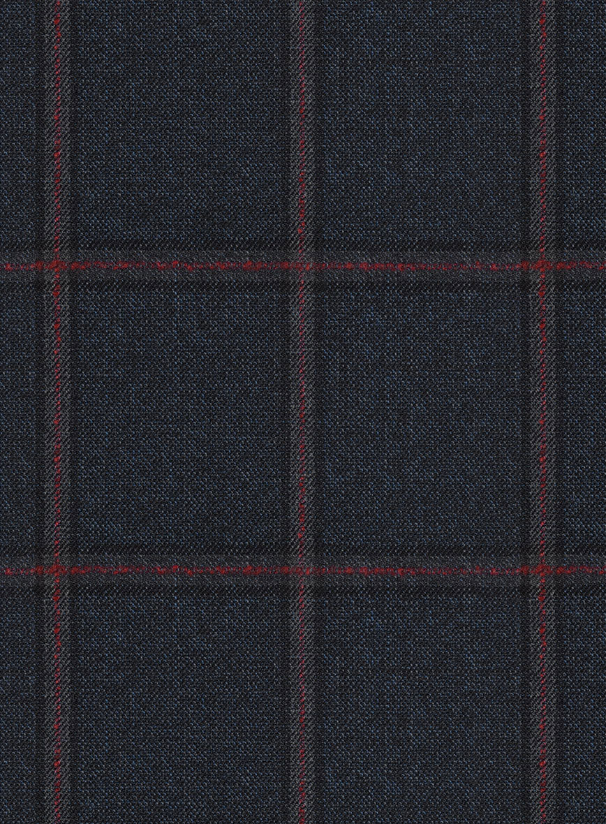 Scabal Midnight Blue Wool Jacket - Image 3