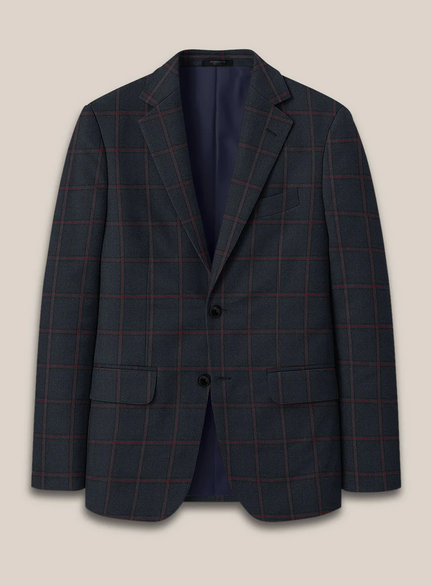 Scabal Midnight Blue Wool Suit - Image 4