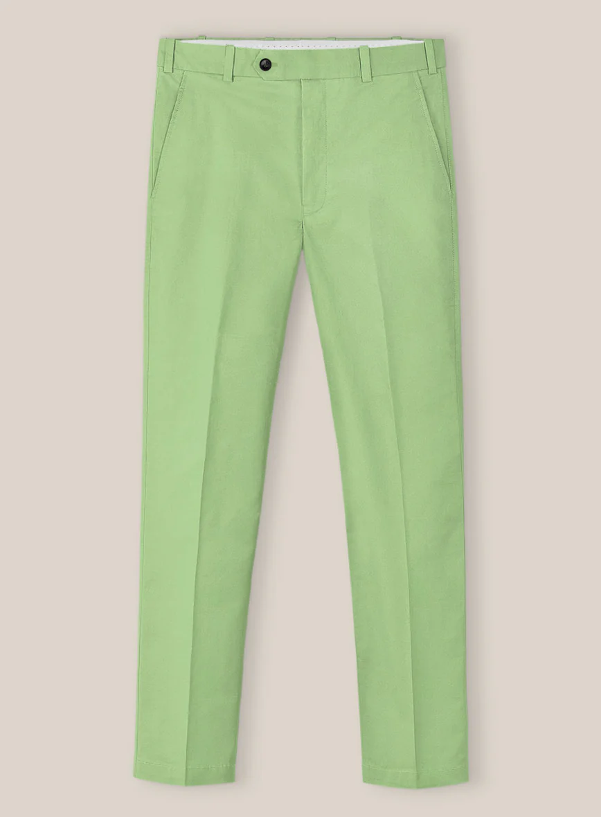Scabal Nasty Green Cashmere Cotton Suit - Image 5