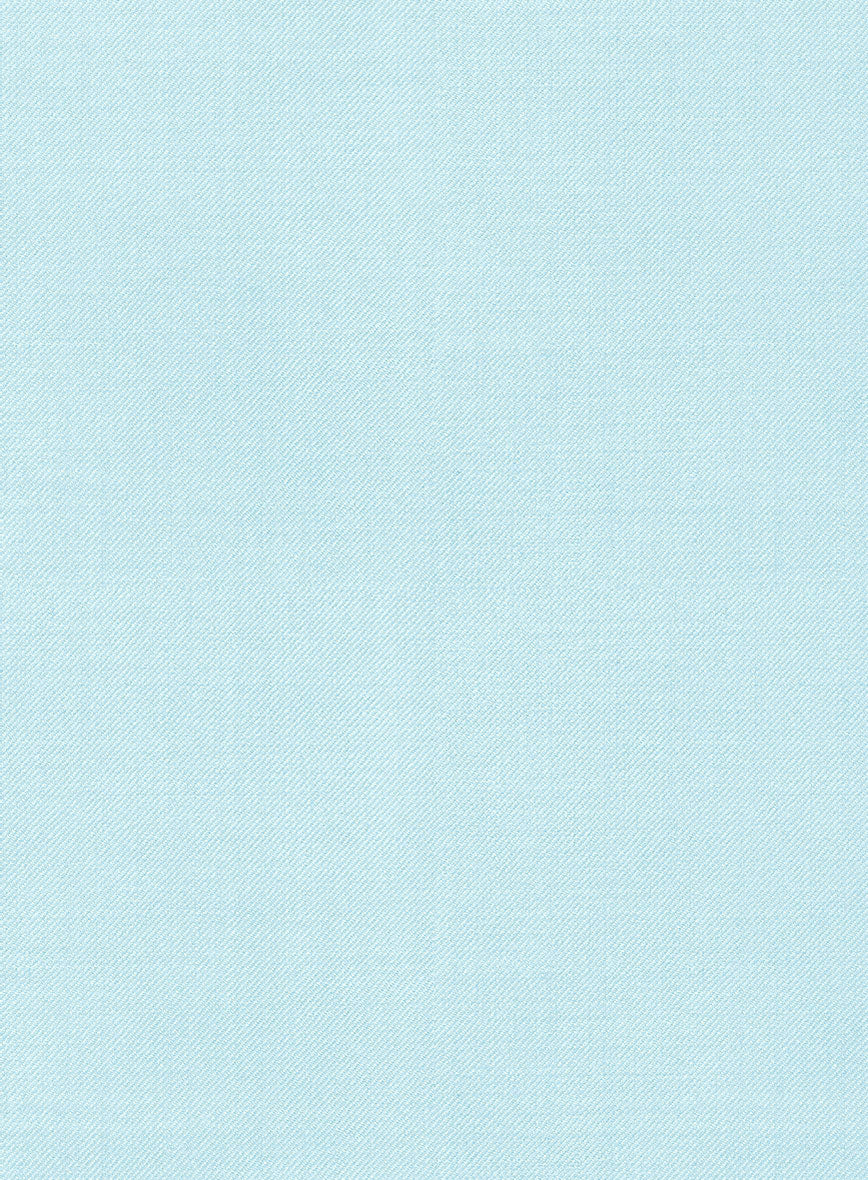 Scabal Pale Blue Wool Suit - Image 8